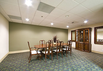 A beautiful dining room is available at Catalina Community